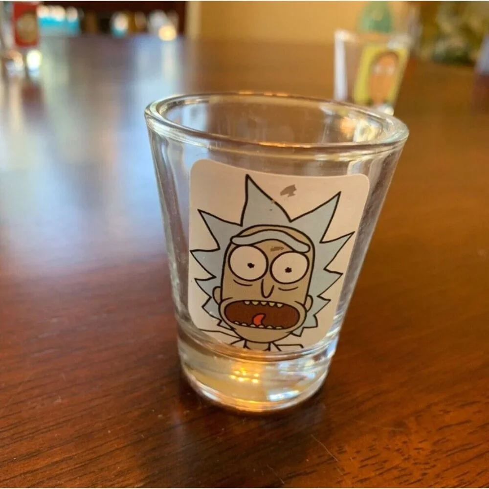 Rick And Morty 1.5oz Glassware‎ Set - 4 Shot Glasses NEW
